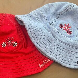 Kushies sun hats bundle for baby girl